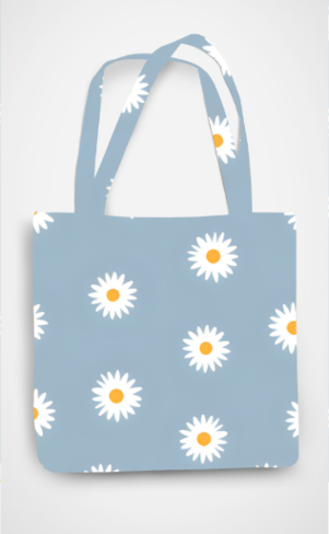 Fresh White Daisy Tote Bag