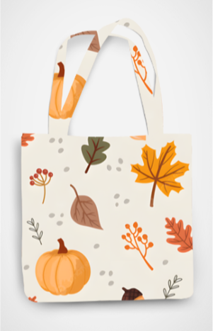 Unique Print Tote Bag