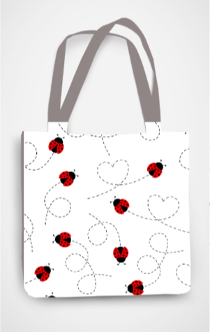 Lady-bird Tote Bag