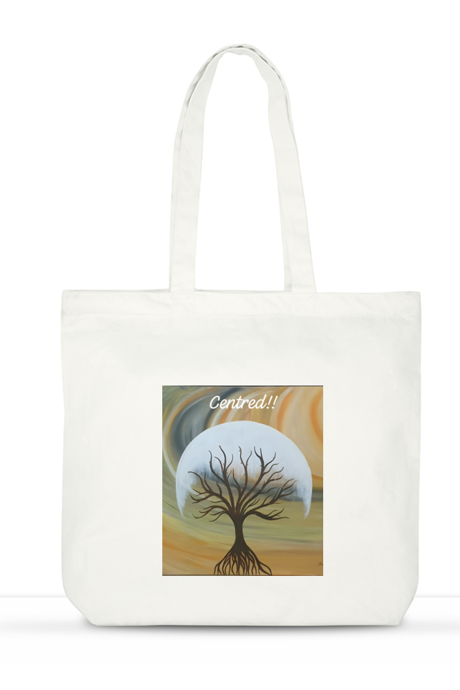 Centered Signature Tote Bag