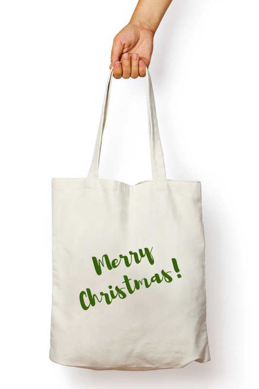 Merry Christmas Handy Tote Bag