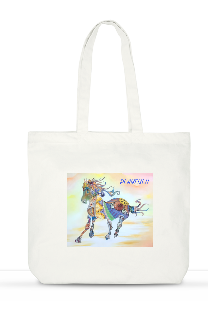 Playful Signature Tote Bag