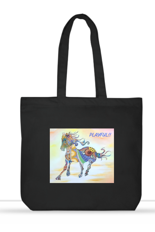 Playful Signature Tote Bag